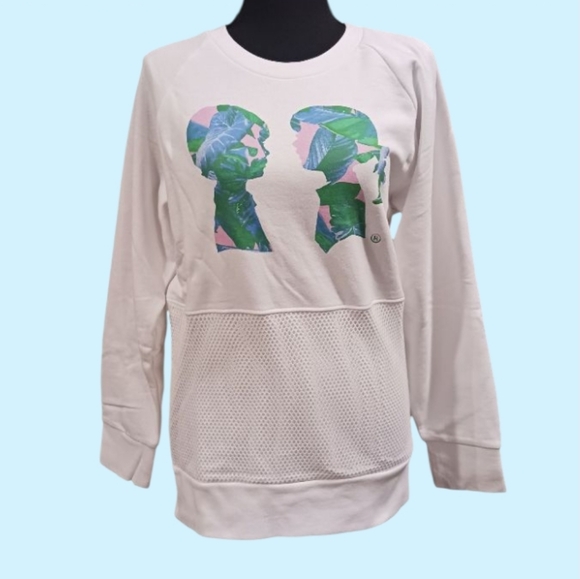 Boy Meets Girl Tops - Boy Meets Giel Silhouette Sweatshirt Palm
